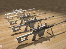 巴雷特M82A1数模